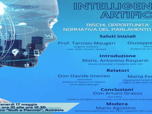 Incontro Episcopale: Intelligenza Artificiale: rischi, opportunità e normativa del Parlamento Europeo