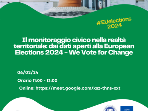 Il monitoraggio civico nella realtà territoriale: dai dati aperti alla European Elections 2024