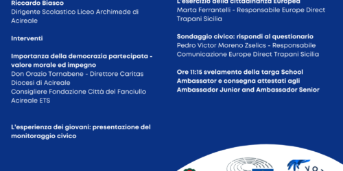 Evento school Ambassator – Essere ambasciatori del Parlamento Europeo